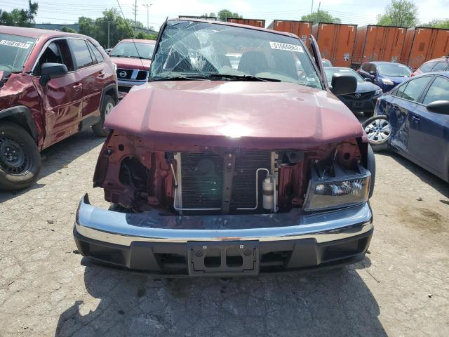 1GCDS19E678114631 - 2007 CHEVROLET COLORADO BURGUNDY photo 5
