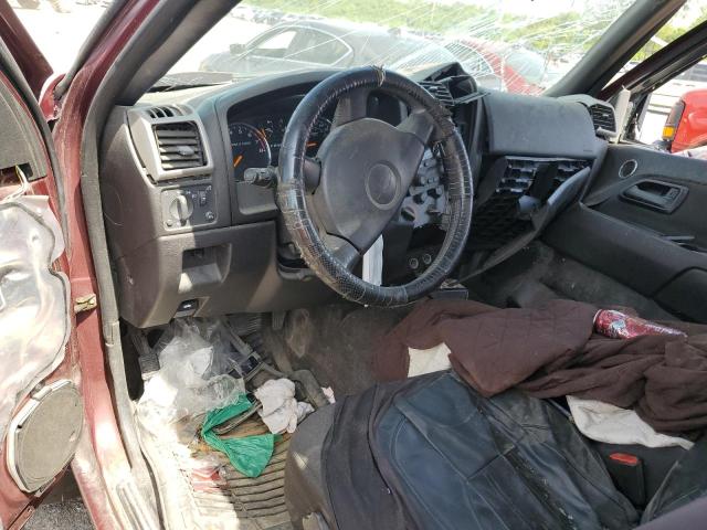 1GCDS19E678114631 - 2007 CHEVROLET COLORADO BURGUNDY photo 8