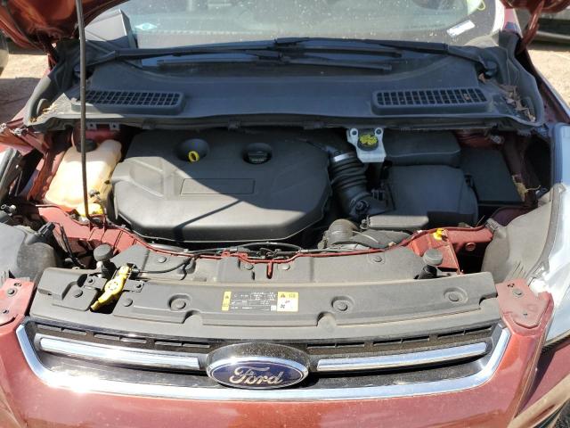 1FMCU9J93GUC72267 - 2016 FORD ESCAPE TITANIUM RED photo 11