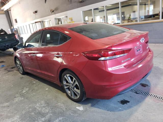 5NPD84LF7HH059790 - 2017 HYUNDAI ELANTRA SE RED photo 2