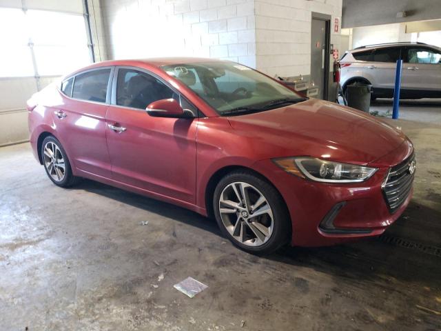 5NPD84LF7HH059790 - 2017 HYUNDAI ELANTRA SE RED photo 4