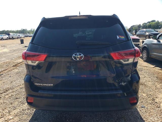 5TDKZRFH3KS300728 - 2019 TOYOTA HIGHLANDER SE BLACK photo 6