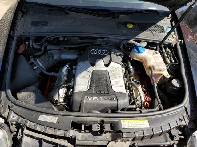 WAUKGBFB5AN082818 - 2010 AUDI A6 PRESTIGE შავი ფოტო 11