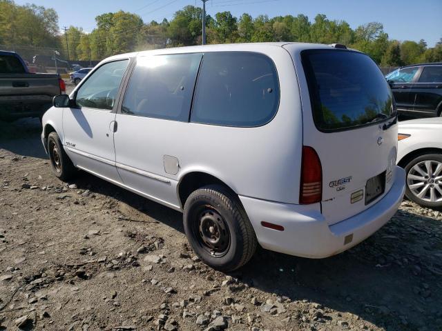 4N2DN1113VD808694 - 1997 NISSAN QUEST XE WHITE photo 2