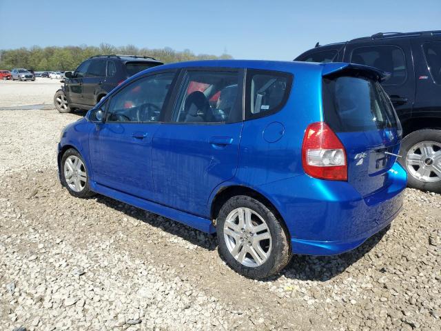 JHMGD38677S032986 - 2007 HONDA FIT S ლურჯი ფოტო 2
