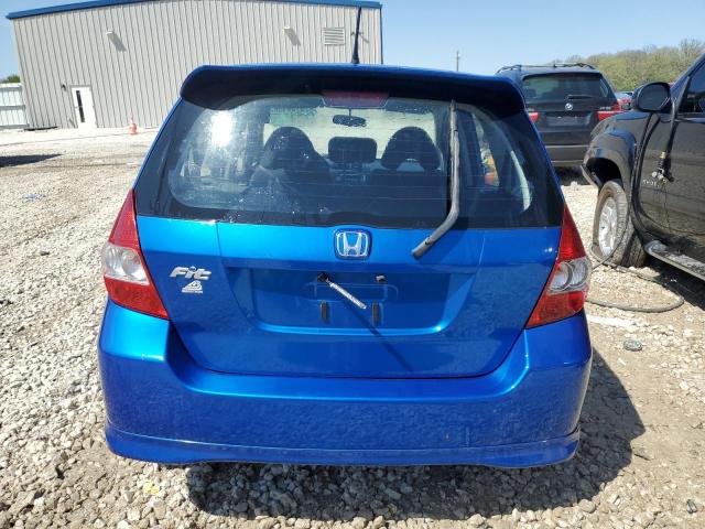 JHMGD38677S032986 - 2007 HONDA FIT S ლურჯი ფოტო 6