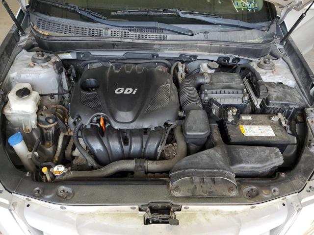 5NPEB4AC3DH725701 - 2013 HYUNDAI SONATA GLS SILVER photo 11