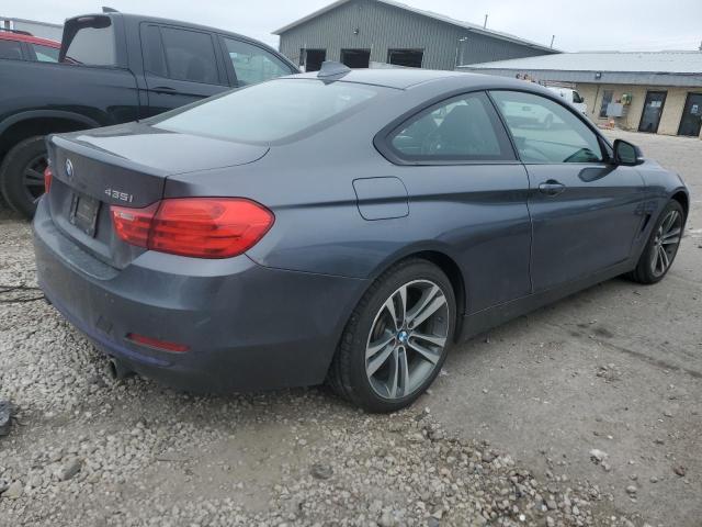 WBA3R5C57FK372971 - 2015 BMW 435 XI GRAY photo 3