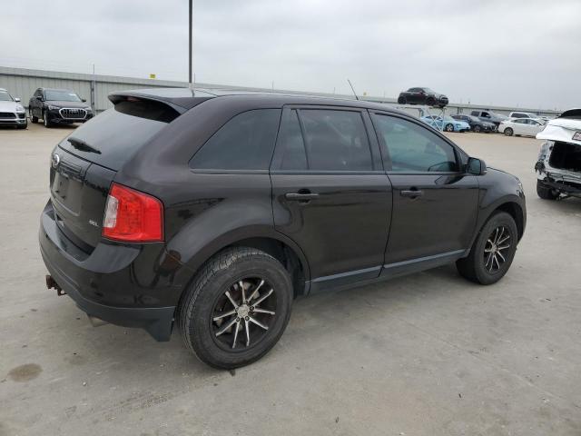 2FMDK3JC3DBE18364 - 2013 FORD EDGE SEL BLACK photo 3