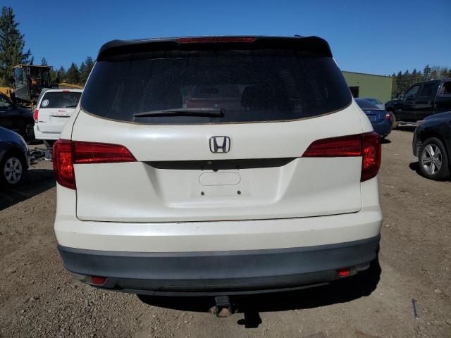 5FNYF5H19HB013080 - 2017 HONDA PILOT LX WHITE photo 6