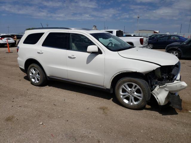 1C4RDJDG4CC100551 - 2012 DODGE DURANGO CREW WHITE photo 4