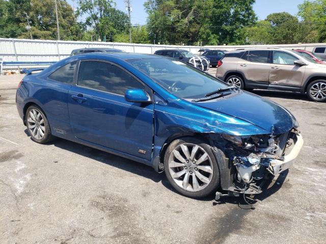 2HGFG21509H702633 - 2009 HONDA CIVIC SI BLUE photo 4