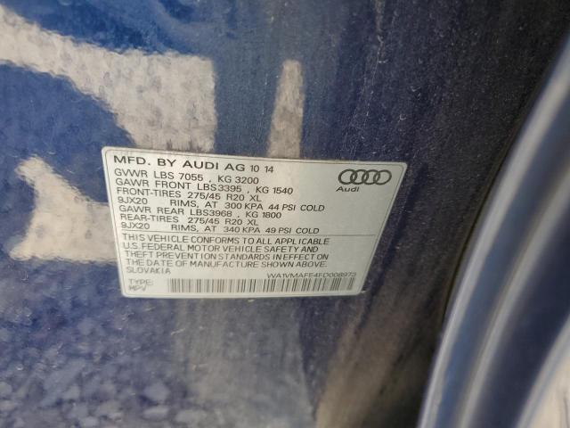 WA1VMAFE4FD008973 - 2015 AUDI Q7 TDI PRESTIGE 蓝色 照片 13