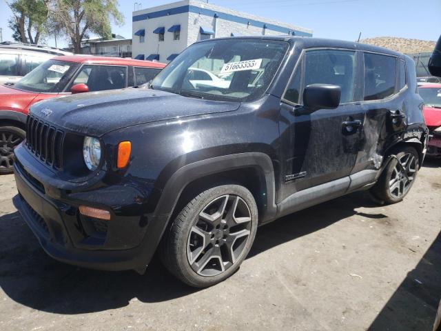 ZACNJAAB3LPL87227 - 2020 JEEP RENEGADE SPORT BLACK photo 1