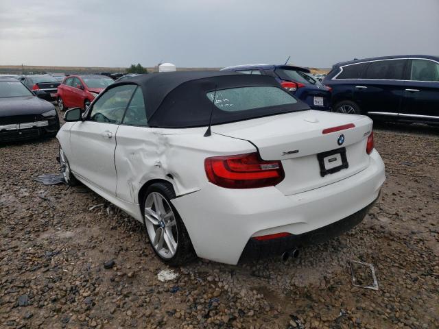 WBA1L9C52GV324956 - 2016 BMW 228 XI SULEV WHITE photo 3