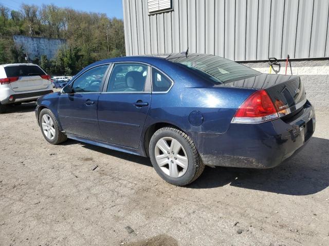 2G1WA5EK0B1203713 - 2011 CHEVROLET IMPALA LS BLUE photo 2