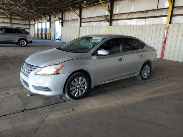 3N1AB7AP6FL683243 - 2015 NISSAN SENTRA S SILVER photo 1