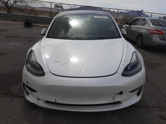 5YJ3E1EA9MF923414 - 2021 TESLA MODEL 3 WHITE photo 5