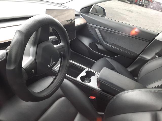 5YJ3E1EA9MF923414 - 2021 TESLA MODEL 3 WHITE photo 9