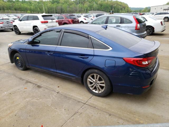 5NPE24AF4HH488300 - 2017 HYUNDAI SONATA SE BLUE photo 2