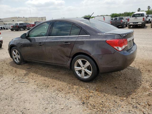 1G1PE5SB7F7203908 - 2015 CHEVROLET CRUZE LT GRAY photo 2