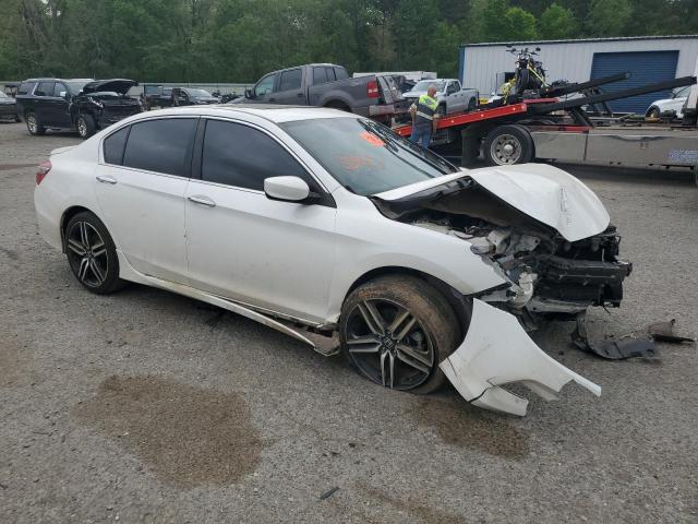 1HGCR2F58GA109975 - 2016 HONDA ACCORD SPORT WHITE photo 4