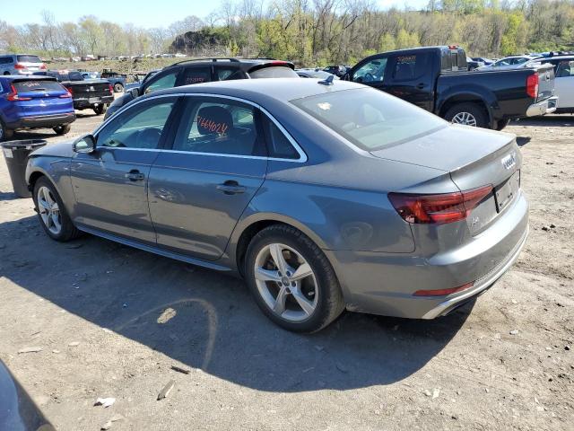 WAUDNAF48KN018090 - 2019 AUDI A4 PREMIUM GRAY photo 2