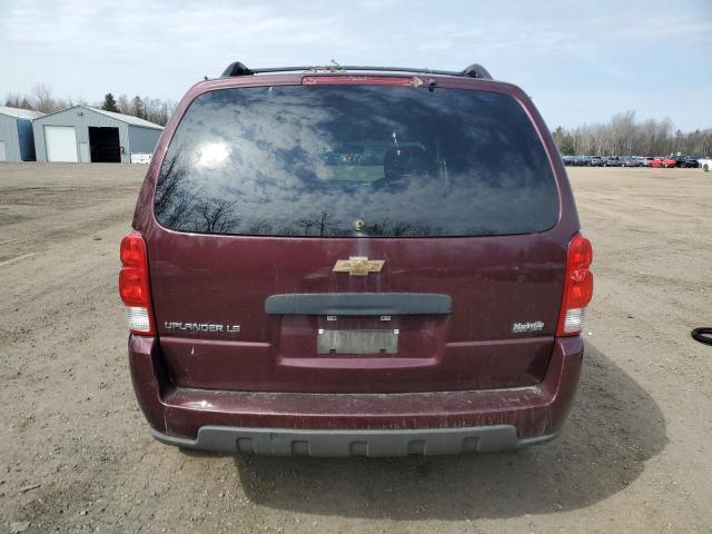 1GNDU231X8D166611 - 2008 CHEVROLET UPLANDER LS BURGUNDY photo 6