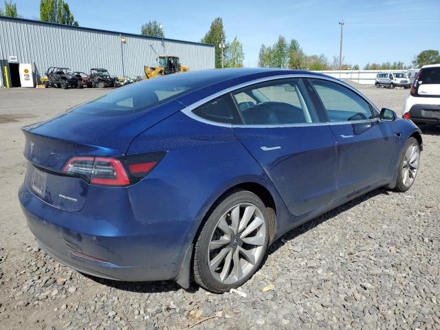 5YJ3E1EB8JF063610 - 2018 TESLA MODEL 3 BLUE photo 3