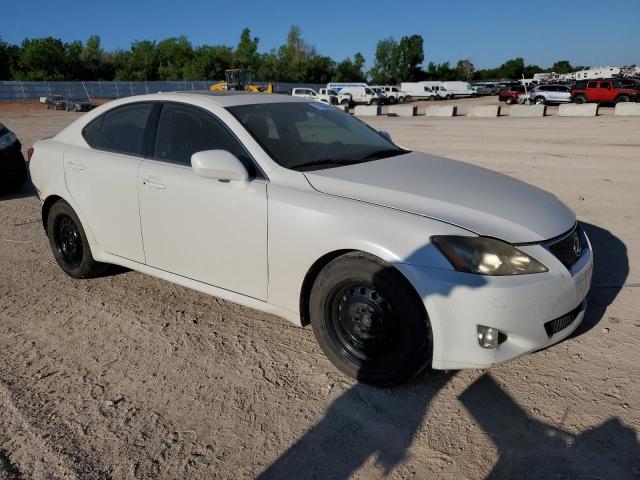 JTHBK262882069251 - 2008 LEXUS IS 250 WHITE photo 4