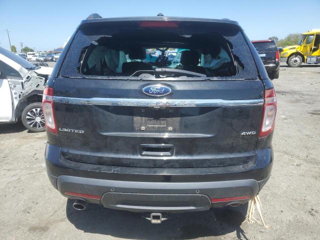 1FM5K8F84EGB58699 - 2014 FORD EXPLORER LIMITED BLACK photo 6