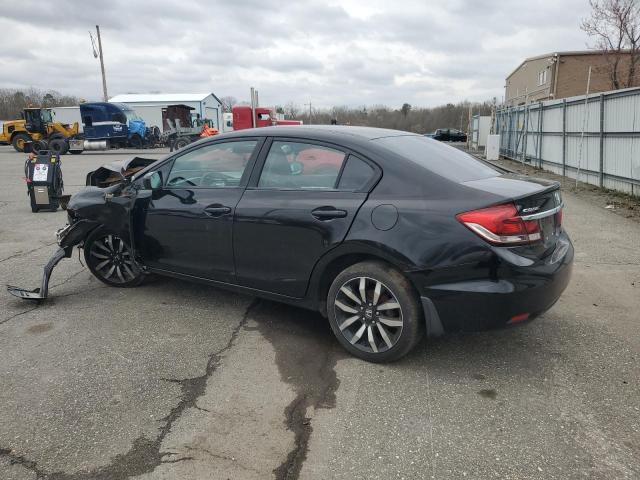2HGFB2F95FH500991 - 2015 HONDA CIVIC EXL BLACK photo 2