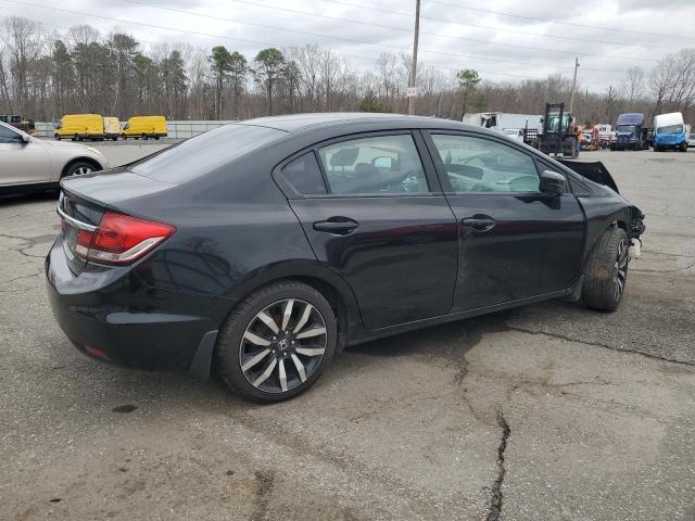 2HGFB2F95FH500991 - 2015 HONDA CIVIC EXL BLACK photo 3