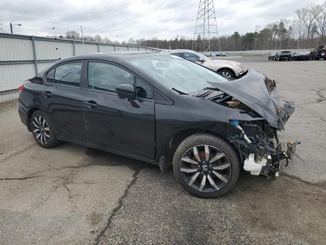 2HGFB2F95FH500991 - 2015 HONDA CIVIC EXL BLACK photo 4