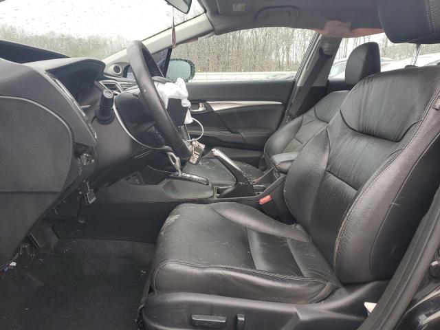 2HGFB2F95FH500991 - 2015 HONDA CIVIC EXL BLACK photo 7