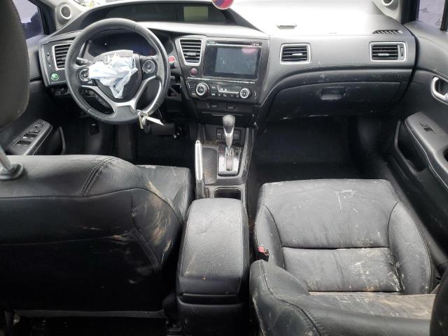 2HGFB2F95FH500991 - 2015 HONDA CIVIC EXL BLACK photo 8