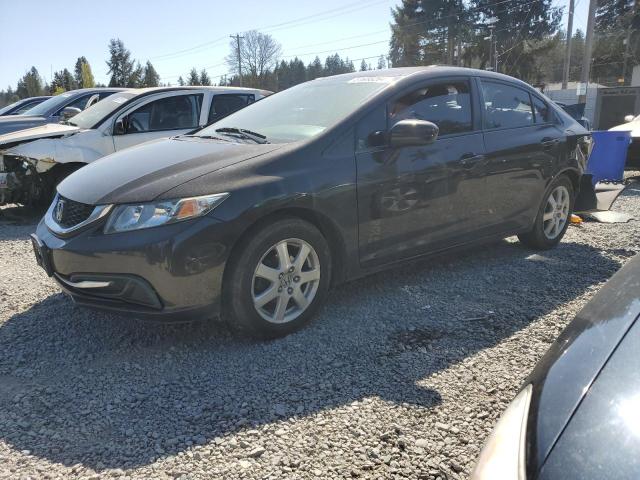 2HGFB2E59EH547082 - 2014 HONDA CIVIC LX BLACK photo 1