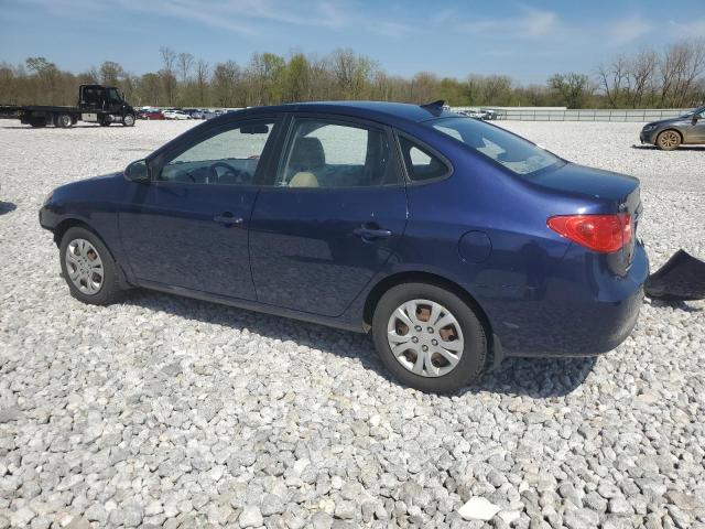 KMHDU4AD0AU889466 - 2010 HYUNDAI ELANTRA BLUE BLUE photo 2