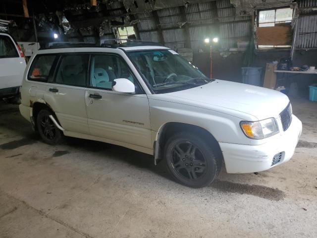 JF1SF656X1H753647 - 2001 SUBARU FORESTER S WHITE photo 4