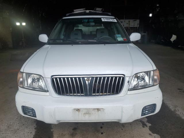 JF1SF656X1H753647 - 2001 SUBARU FORESTER S WHITE photo 5