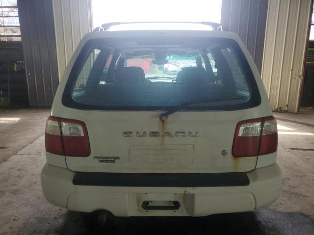 JF1SF656X1H753647 - 2001 SUBARU FORESTER S WHITE photo 6