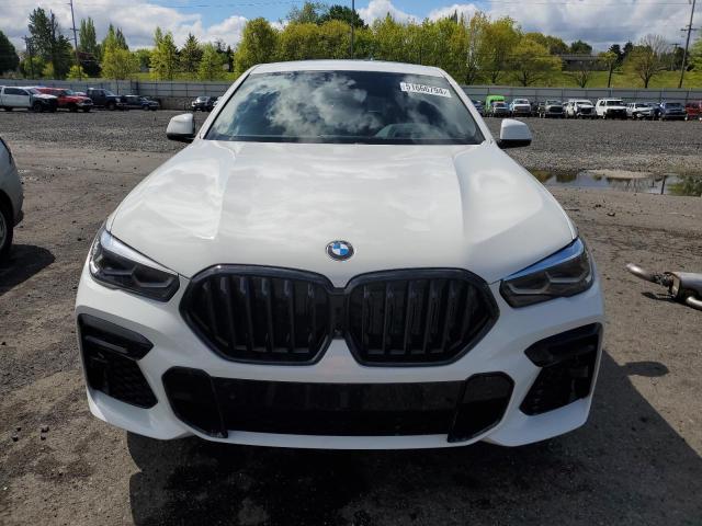 5UXCY6C07P9S08062 - 2023 BMW X6 XDRIVE40I WHITE photo 5