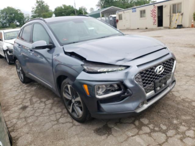 KM8K3CA56JU142497 - 2018 HYUNDAI KONA LIMITED GRAY photo 4