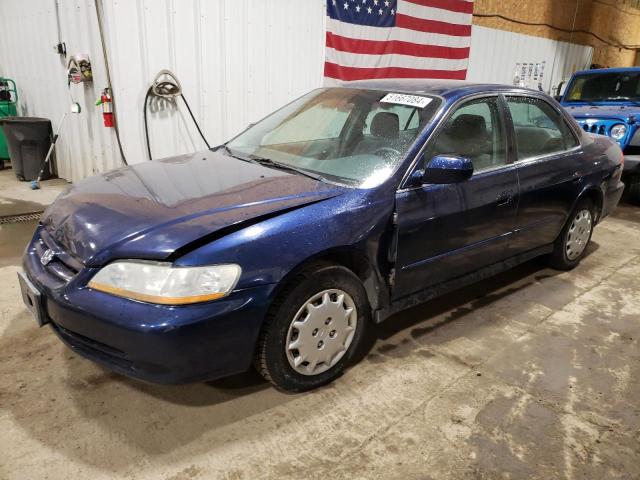 1HGCG66552A162056 - 2002 HONDA ACCORD LX BLUE photo 1