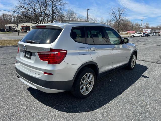 5UXWX7C52BL732782 - 2011 BMW X3 XDRIVE35I SILVER photo 4