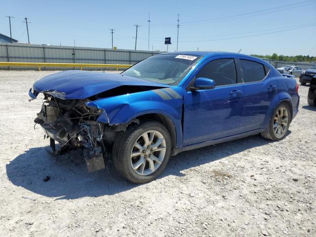 1C3CDZBG5DN594534 - 2013 DODGE AVENGER R/T BLUE photo 1