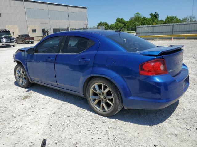 1C3CDZBG5DN594534 - 2013 DODGE AVENGER R/T BLUE photo 2