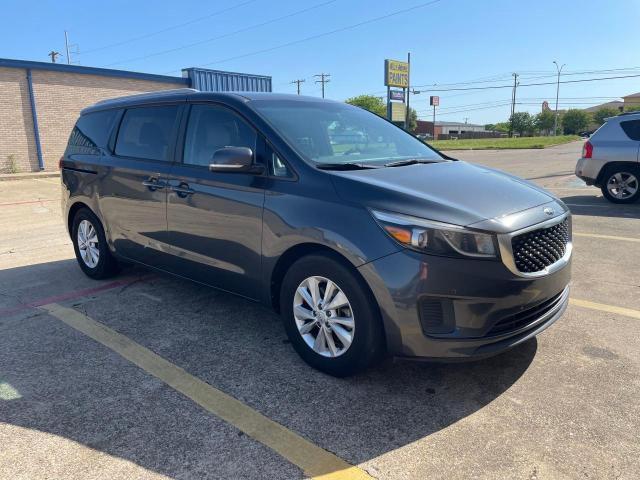 KNDMB5C15H6269410 - 2017 KIA SEDONA LX GRAY photo 1