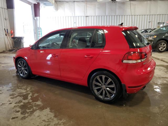 WVWNM7AJ0DW129899 - 2013 VOLKSWAGEN GOLF წითელი ფოტო 2