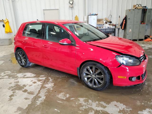 WVWNM7AJ0DW129899 - 2013 VOLKSWAGEN GOLF წითელი ფოტო 4